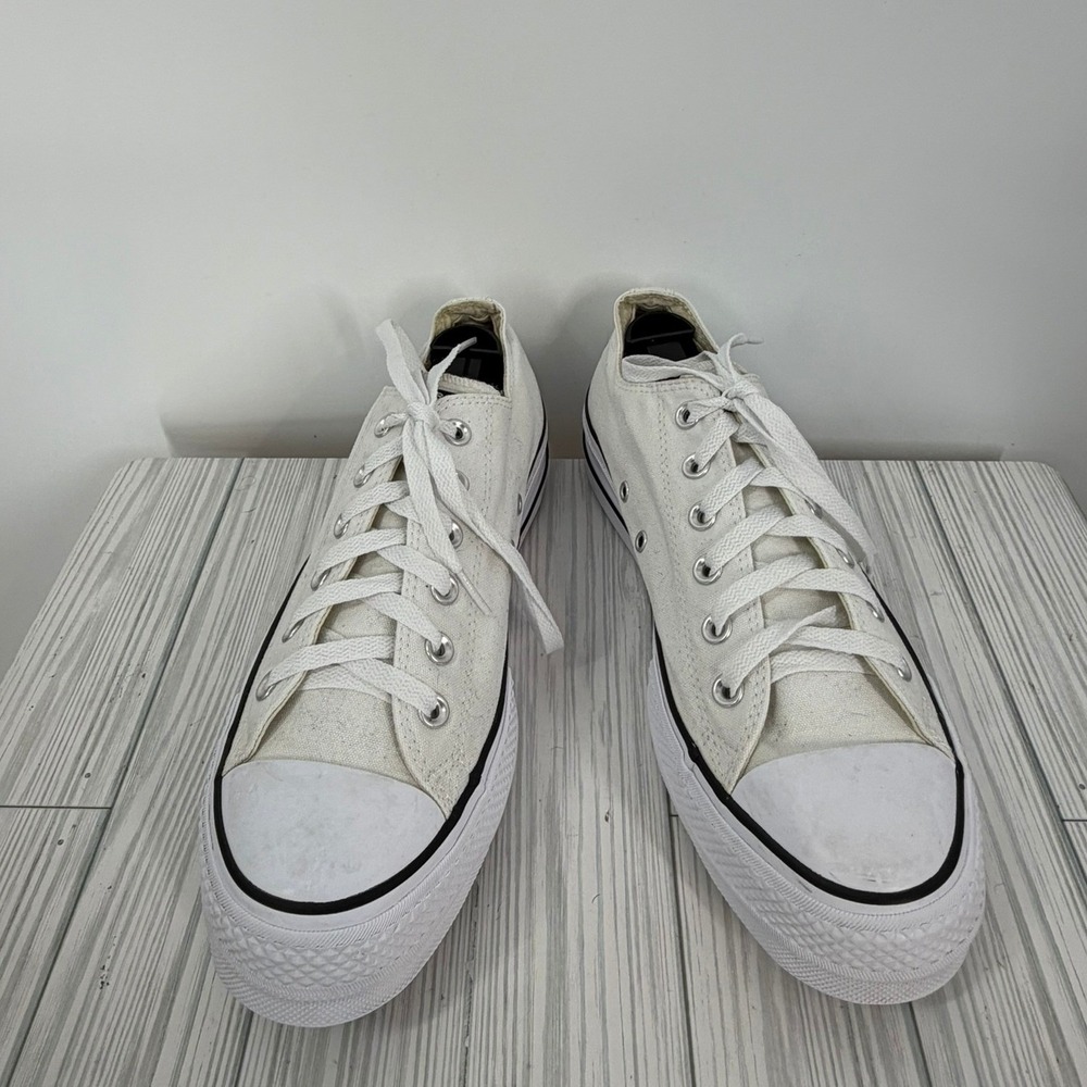 Converse Chuck Taylor All Star Lift White Platform Sneakers Women's Size 10 - Picture 10 of 12